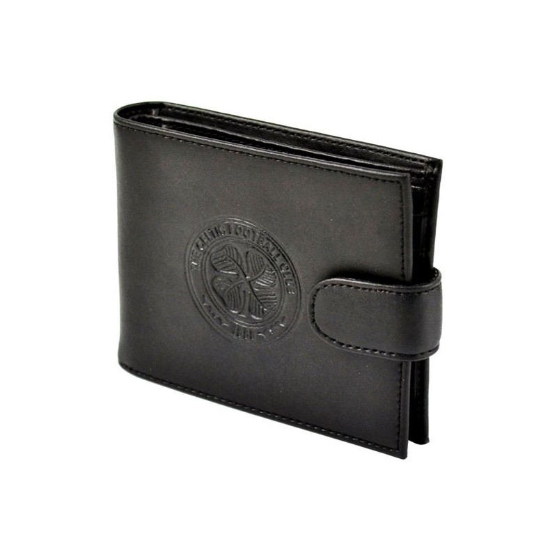 Celtic Crest Embossed Leather Wallet