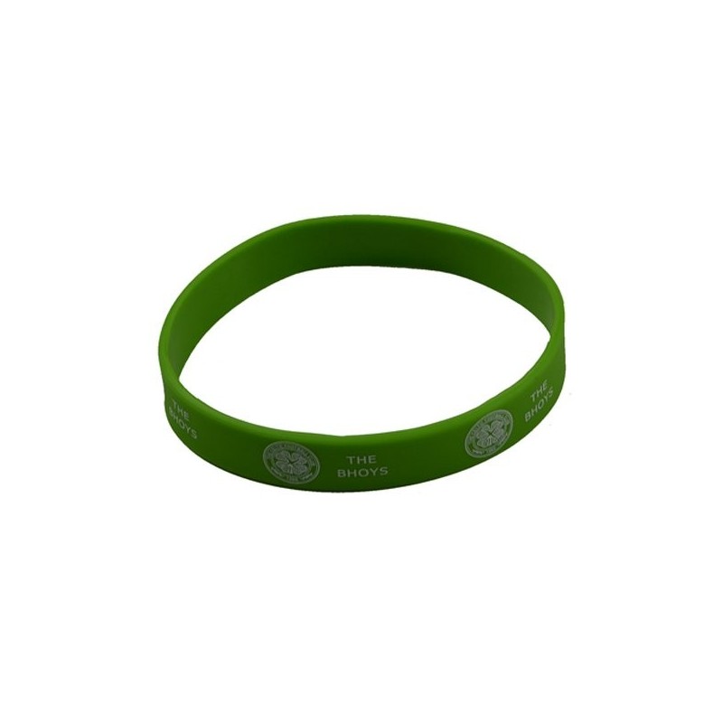 Celtic Rubber Crest Single Wristband