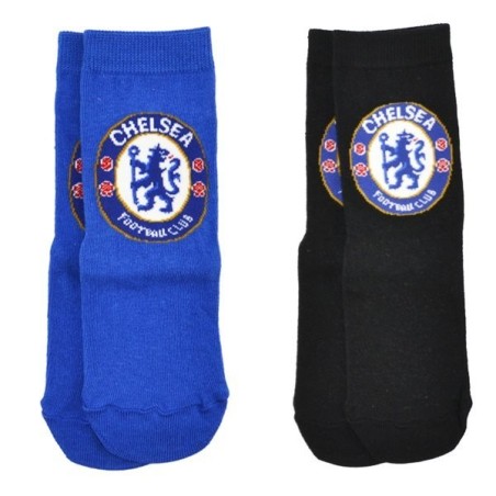 Chelsea 2PK Blue And Black Socks (12.5-3.5)
