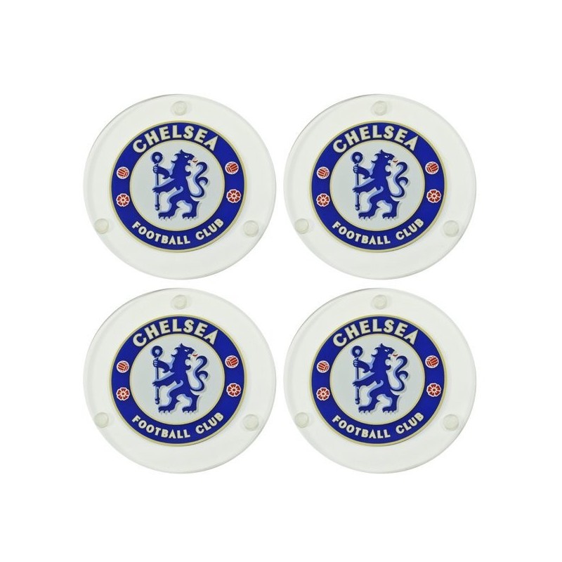 Chelsea Round Glass Coasters - 4PK