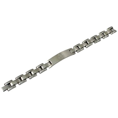 Chelsea Stainless Steel Crest Bracelet