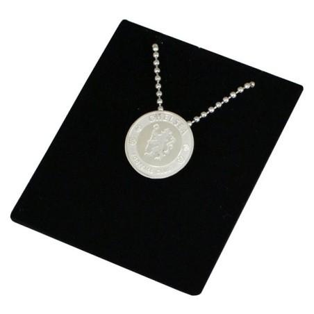 Chelsea Stainless Steel Crest Pendant/Chain