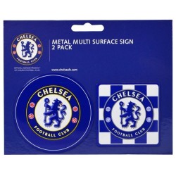 Chelsea 2PK Multi Surface Metal Sign