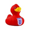 England Bath Time Duck - Red