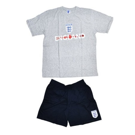 England Mens Grey Shorts Pyjama -L