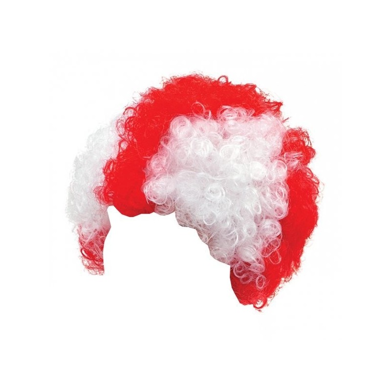 England St George Flag Adult Supporters Wig