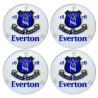 Everton Round Glass Coasters - 4PK