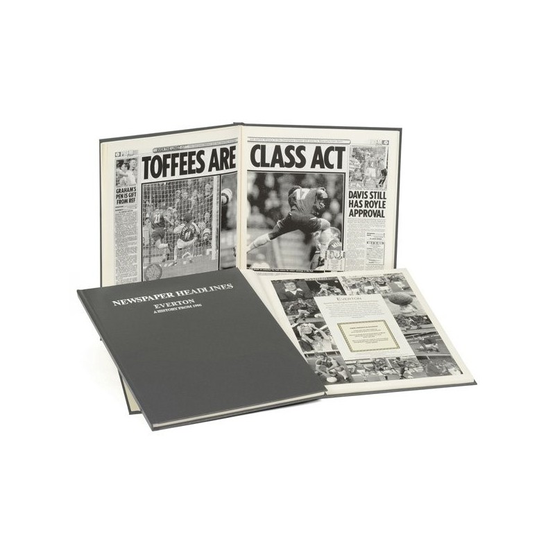 Everton Grey Cover Football Book