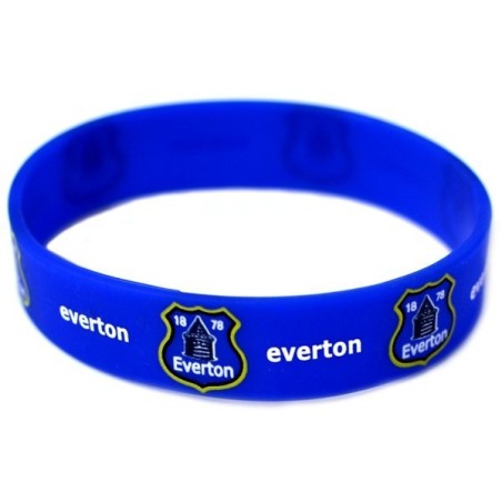 Everton Rubber Crest Single Wristband