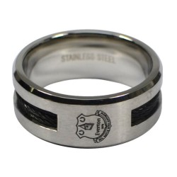 Everton Black Inlay Ring - Small
