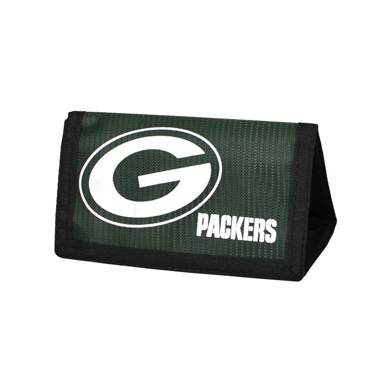 NFL Green Bay Packers Foil Print Nylon Wallet