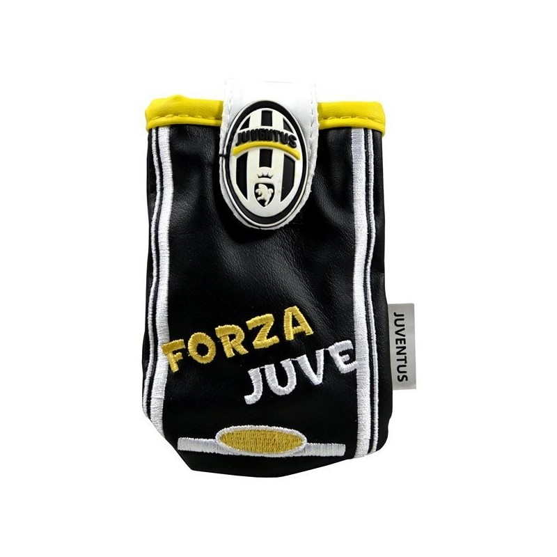 Juventus Mobile Phone Pouch With Flip - Black