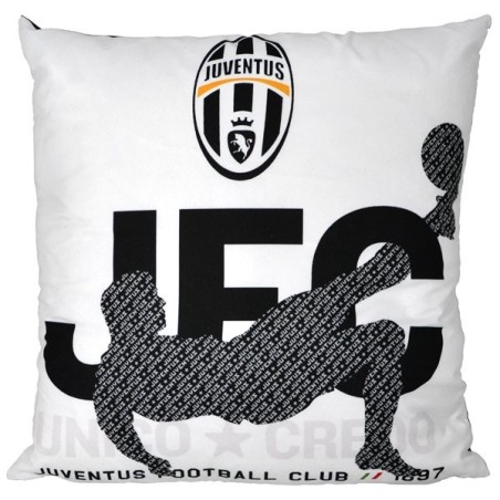 Juventus Printed Cushion - Black/White