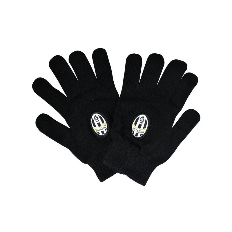 Juventus Knitted Gloves - Black