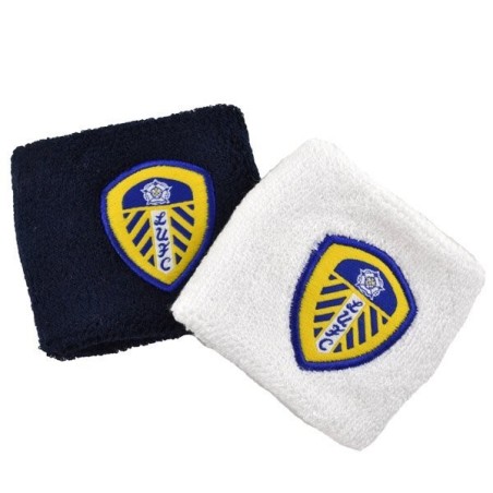 Leeds United Embroidered Crest Wristbands