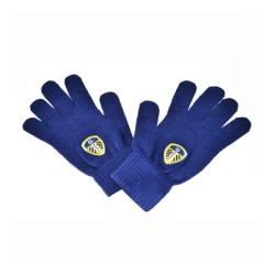 Leeds United Knitted Gloves - Navy