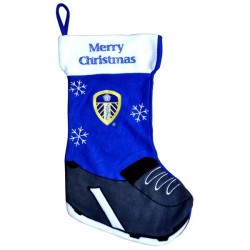 Leeds United Xmas Boot Applique Stocking
