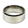 Leeds United Crest Band Ring - Medium