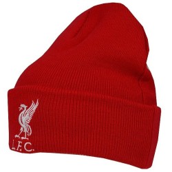 Liverpool Cuff Knitted Hat - Red