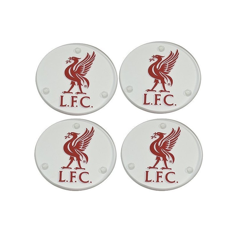 Liverpool Round Glass Coasters - 4PK
