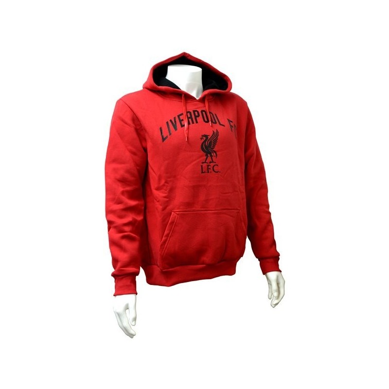 Liverpool Red Crest Mens Hoody - L