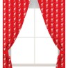 Liverpool Repeat Crest Curtains - 54 Inch