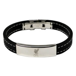 Liverpool Stitched Silicone Crest Bracelet