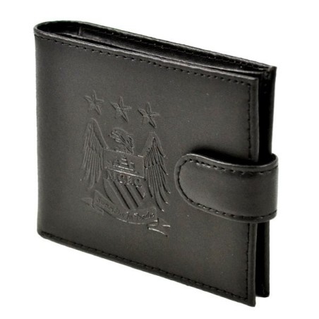 Manchester City Crest Embossed Leather Wallet
