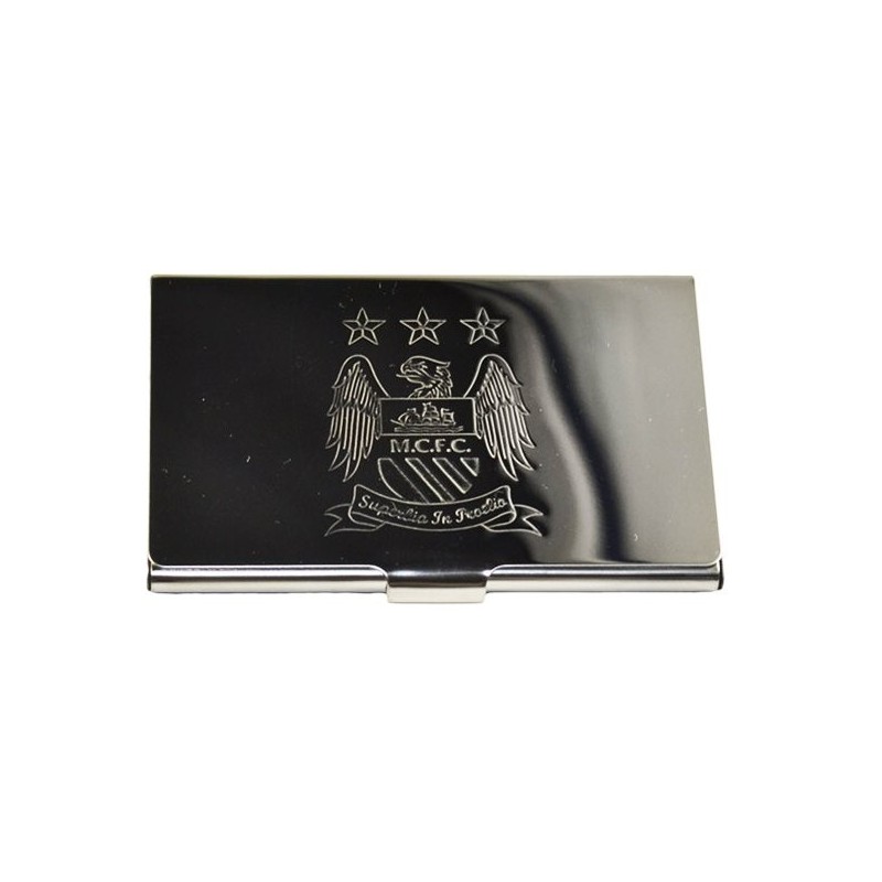 Manchester City Crest Embossed Business Card Holder