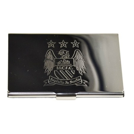 Manchester City Crest Embossed Business Card Holder