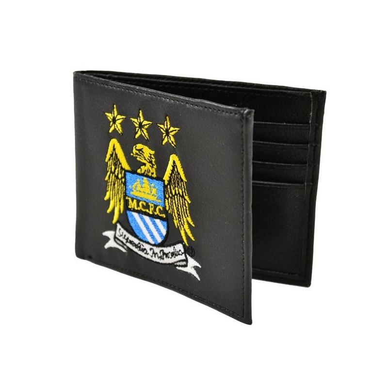 Manchester City Crest Embroidered PU Leather Wallet