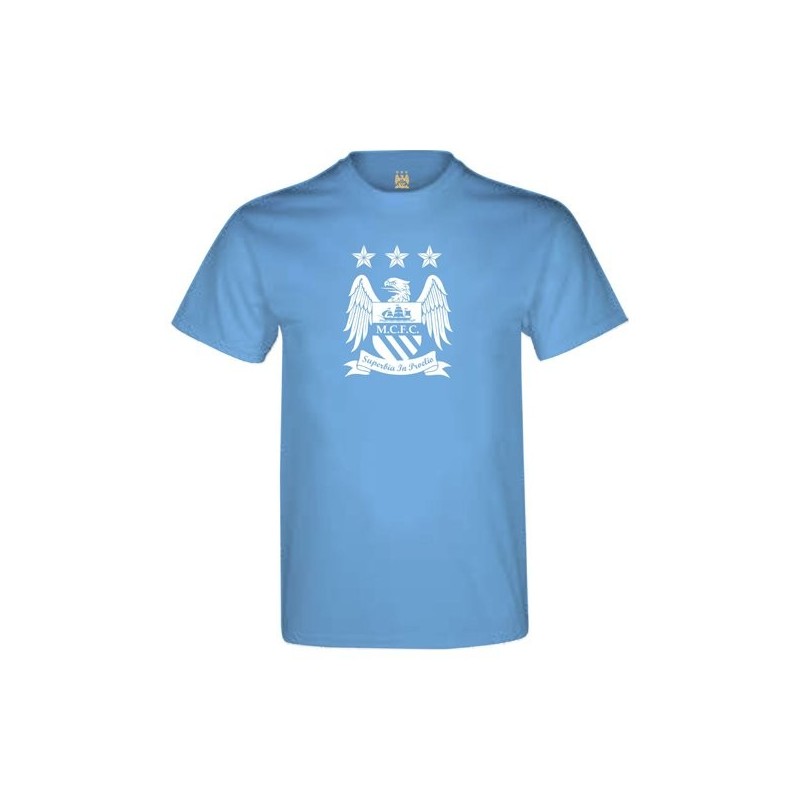 Manchester City Sky Mens T-Shirt - XL
