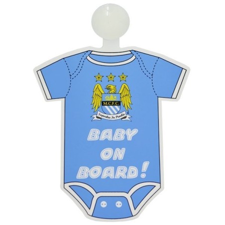 Manchester City Kit Baby On Board Sign