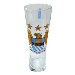 Manchester City Colour Crest Peroni Pint Glass