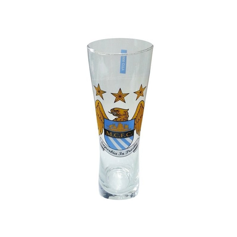 Manchester City Colour Crest Peroni Pint Glass