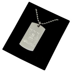 Manchester City Crest Dog Tag & Chain