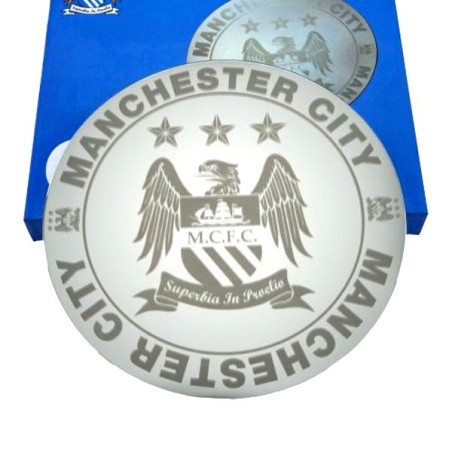 Manchester City Etched Mirror