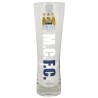 Manchester City Wordmark Crest Peroni Pint Glass