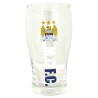 Manchester City Wordmark Crest Pint Glass