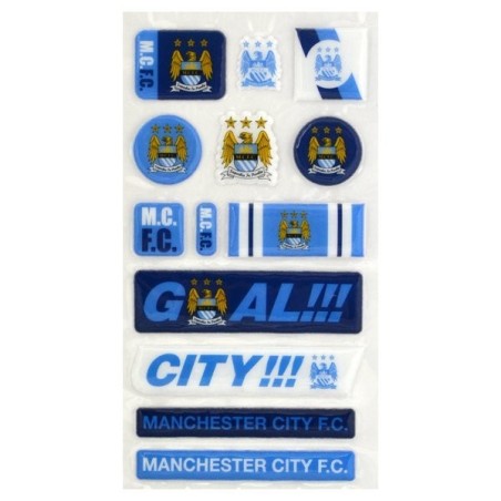 Manchester City Fun Bubble Sticker Set