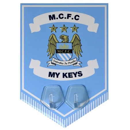 Manchester City Key Hanging Hooks Pennant