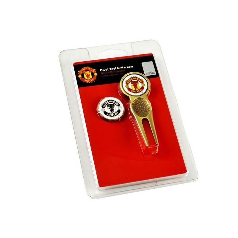 Manchester United Golf Divot Tool and Ball Markers