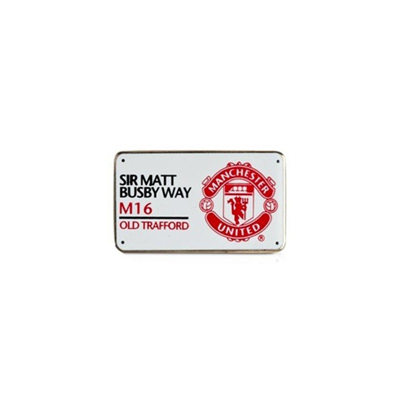 Manchester United Street Sign Pin Badge