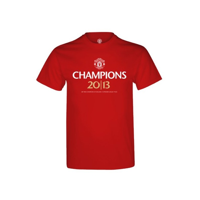 Manchester United Champions 20/13 Mens T-Shirt -L