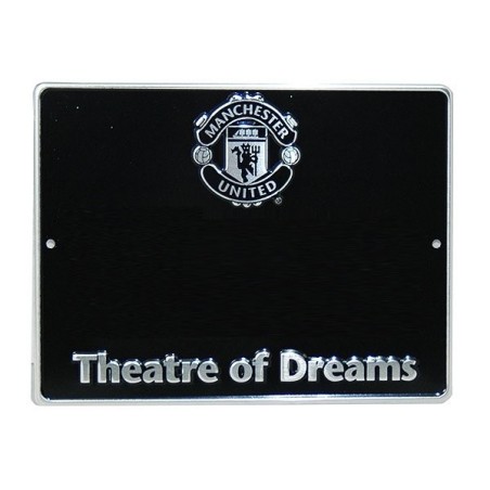 Manchester United House Number Plaque Sign