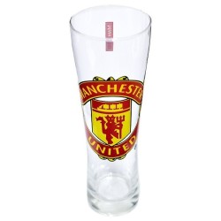 Manchester United Colour Crest Peroni Pint Glass