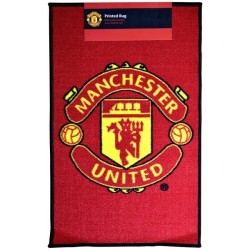 Manchester United Printed Crest Rug