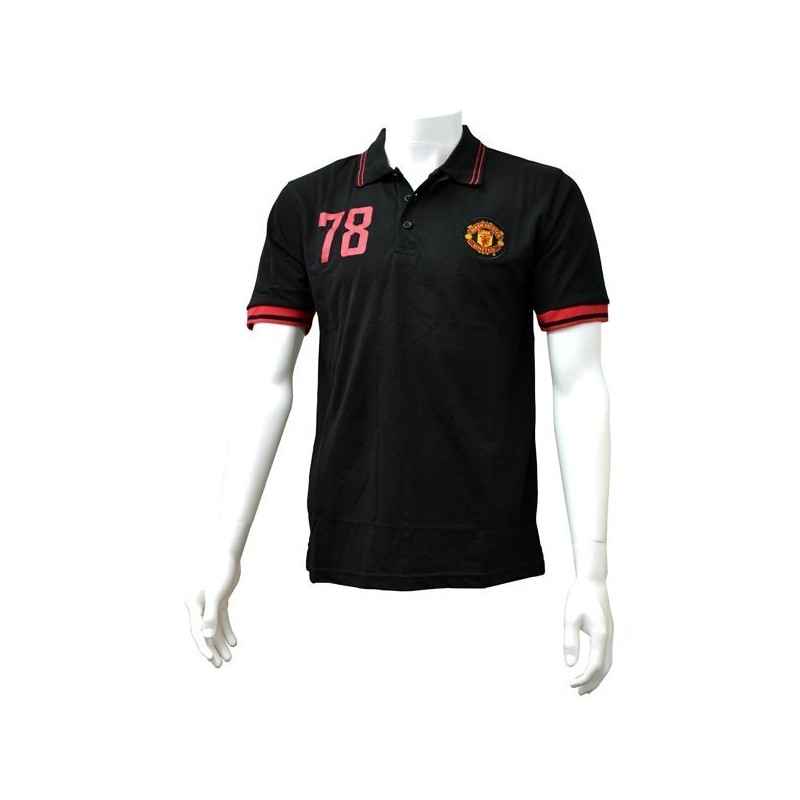 Manchester United Mens Polo Shirt - S