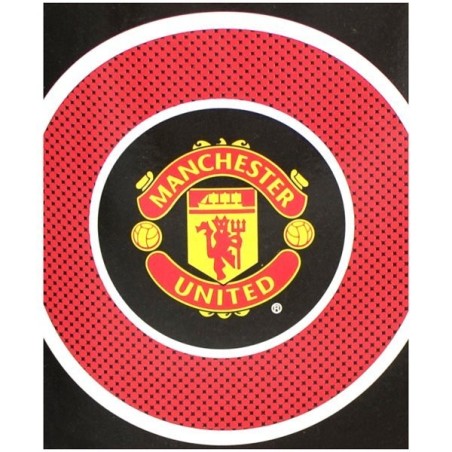 Manchester United Bullseye Fleece Blanket