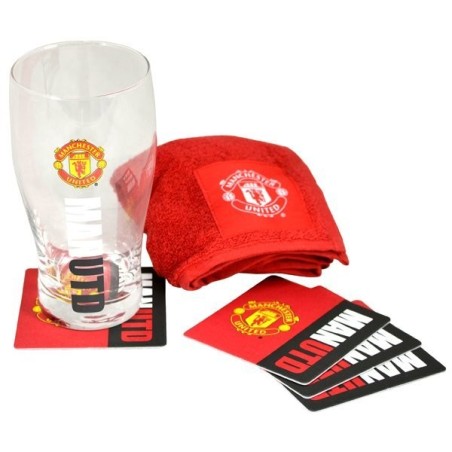 Manchester United Wordmark Mini Bar Set